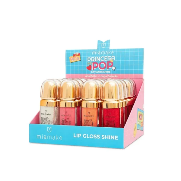 Lip Gloss Shine Princesa do Pop - Mia Make